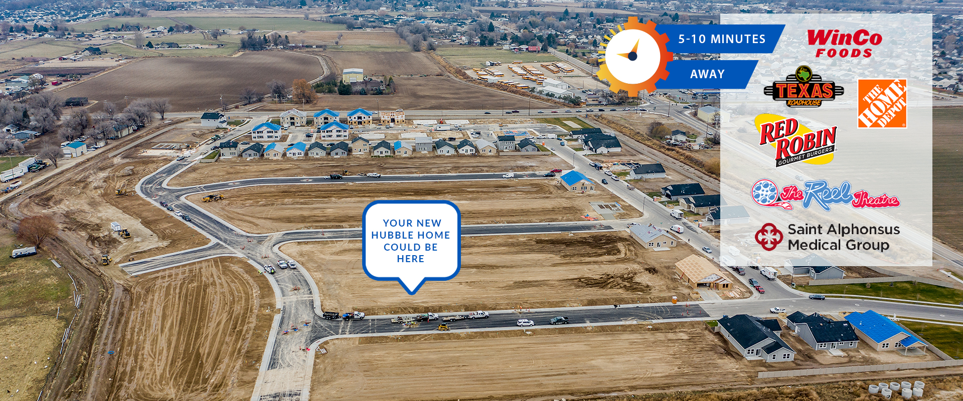 Driving Directions for Brownstone Estates New Home Community in Nampa
