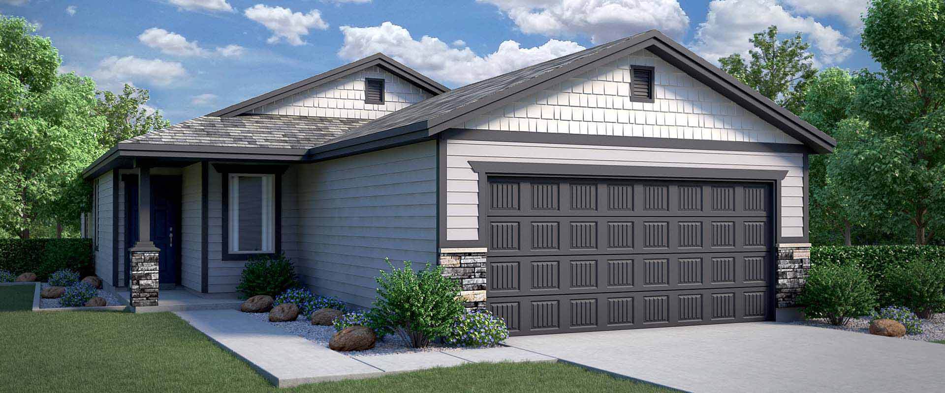 Ashton New Home Ranch Plan In Idaho Hubble Homes