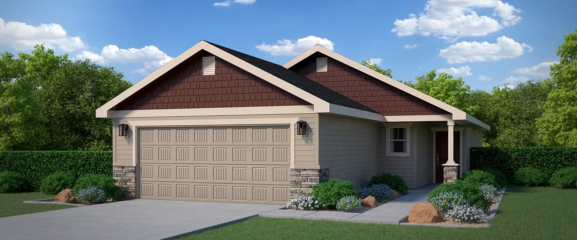 Monarch 3Bed, 2Bath Floor Plan New Home Hubble Homes