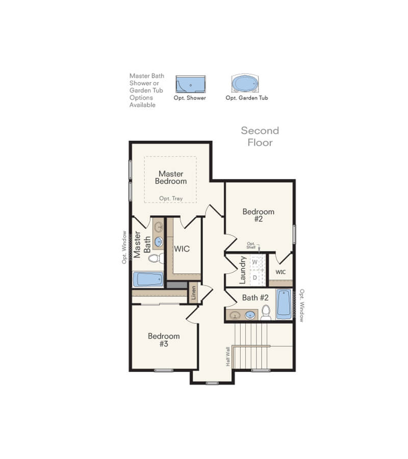 Aspen 2Story New Home Floor Plan in Idaho Hubble Homes