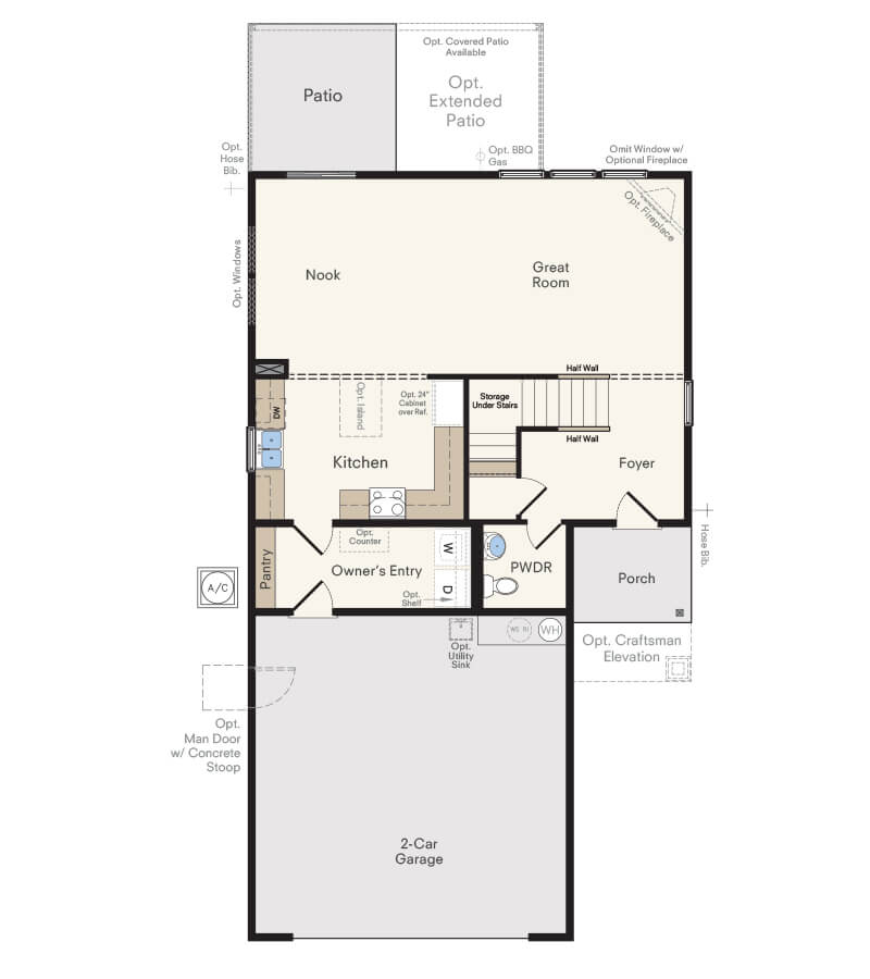 Payette 2Story Floor Plan New Home in Idaho Hubble