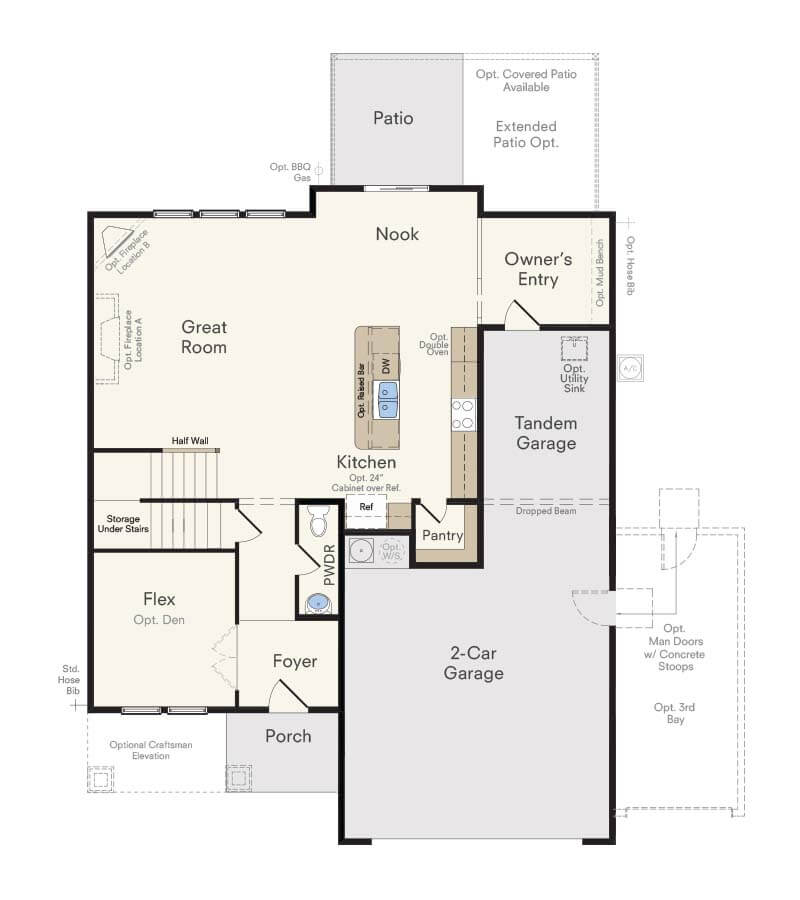 Garnet New 2 Story House Plans In Idaho Hubble Homes